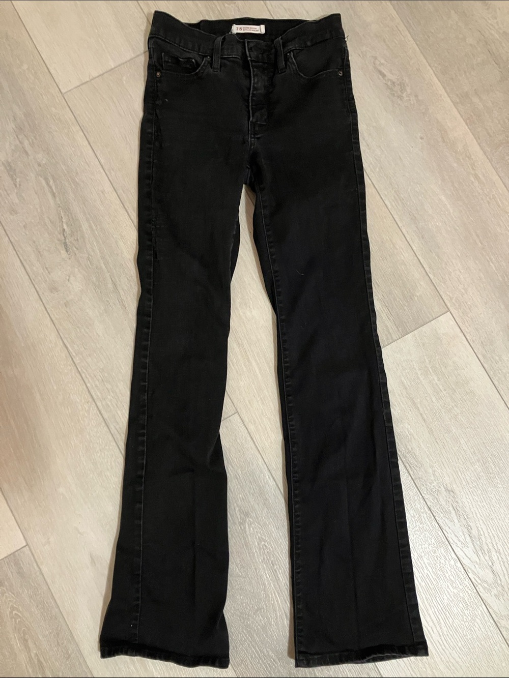 Levi’s , women’s 26 , 315 Shaping bootcut , Black Women's Bootcut Jeans